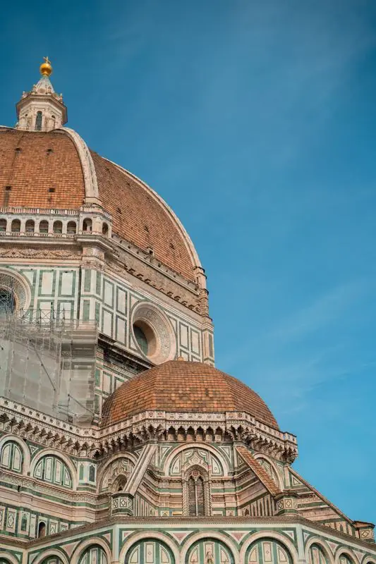 Close-up of the Florence Cathedral dome