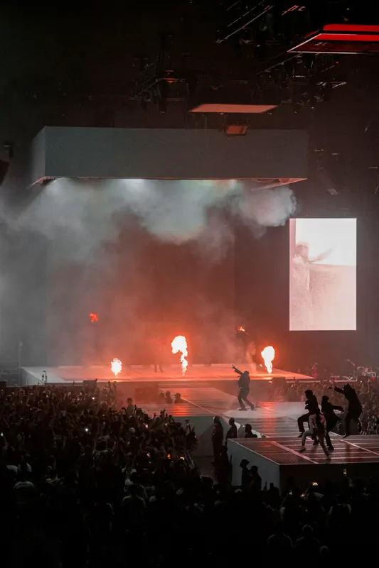 Kendrick Lamar on the Big Steppers Tour in Seattle