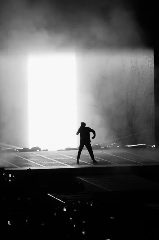 Kendrick Lamar on the Big Steppers Tour in Seattle