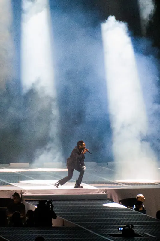Kendrick Lamar on the Big Steppers Tour in Seattle