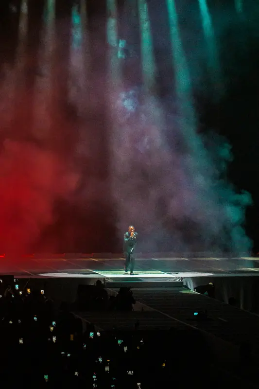 Kendrick Lamar on the Big Steppers Tour in Seattle