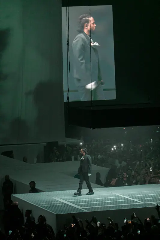 Kendrick Lamar on the Big Steppers Tour in Seattle
