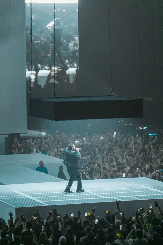 Kendrick Lamar on the Big Steppers Tour in Seattle