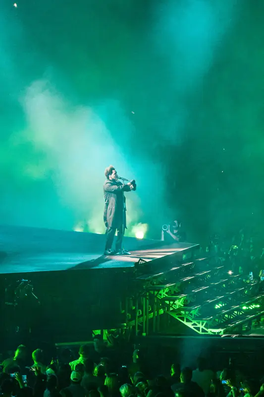 The Weeknd on the After Hours til Dawn Tour in Seattle