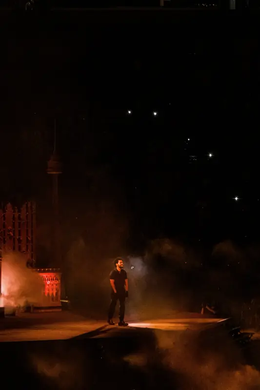 The Weeknd on the After Hours til Dawn Tour in Seattle