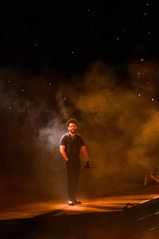 The Weeknd on the After Hours til Dawn Tour in Seattle