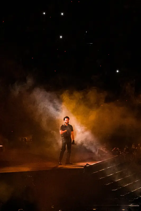 The Weeknd on the After Hours til Dawn Tour in Seattle