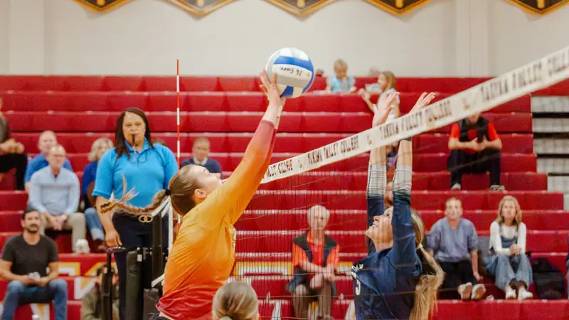YVC volleyball vs Blue Mountain